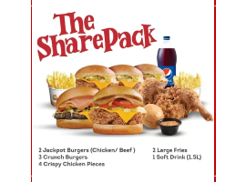 The Sauce Burger Cafe The Share Pack Deal For Rs.2999/-